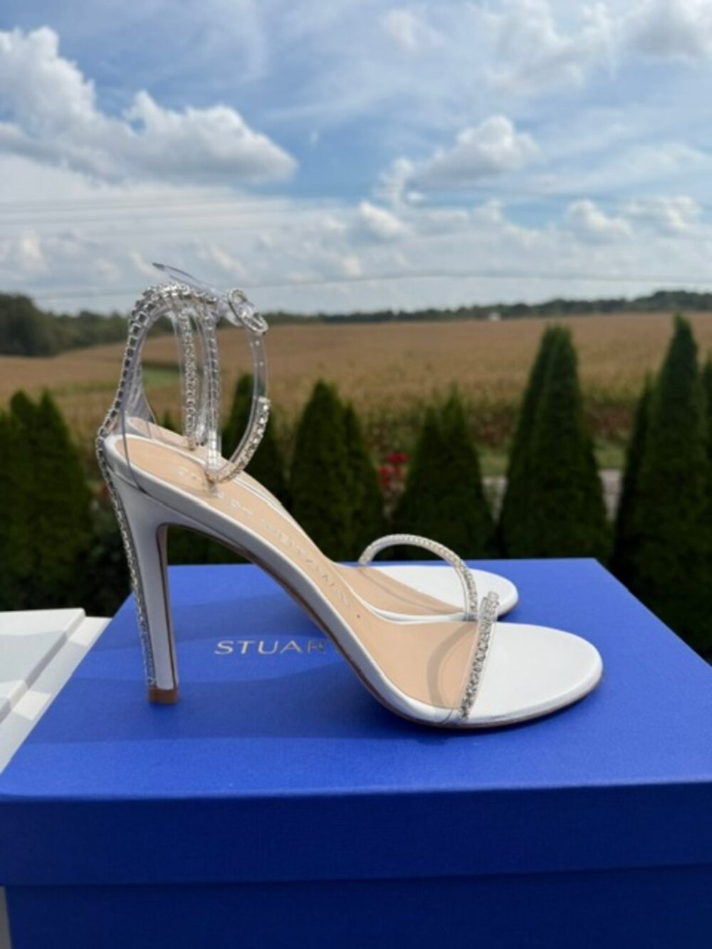 stuart weitzman nudistglam 100 bridal